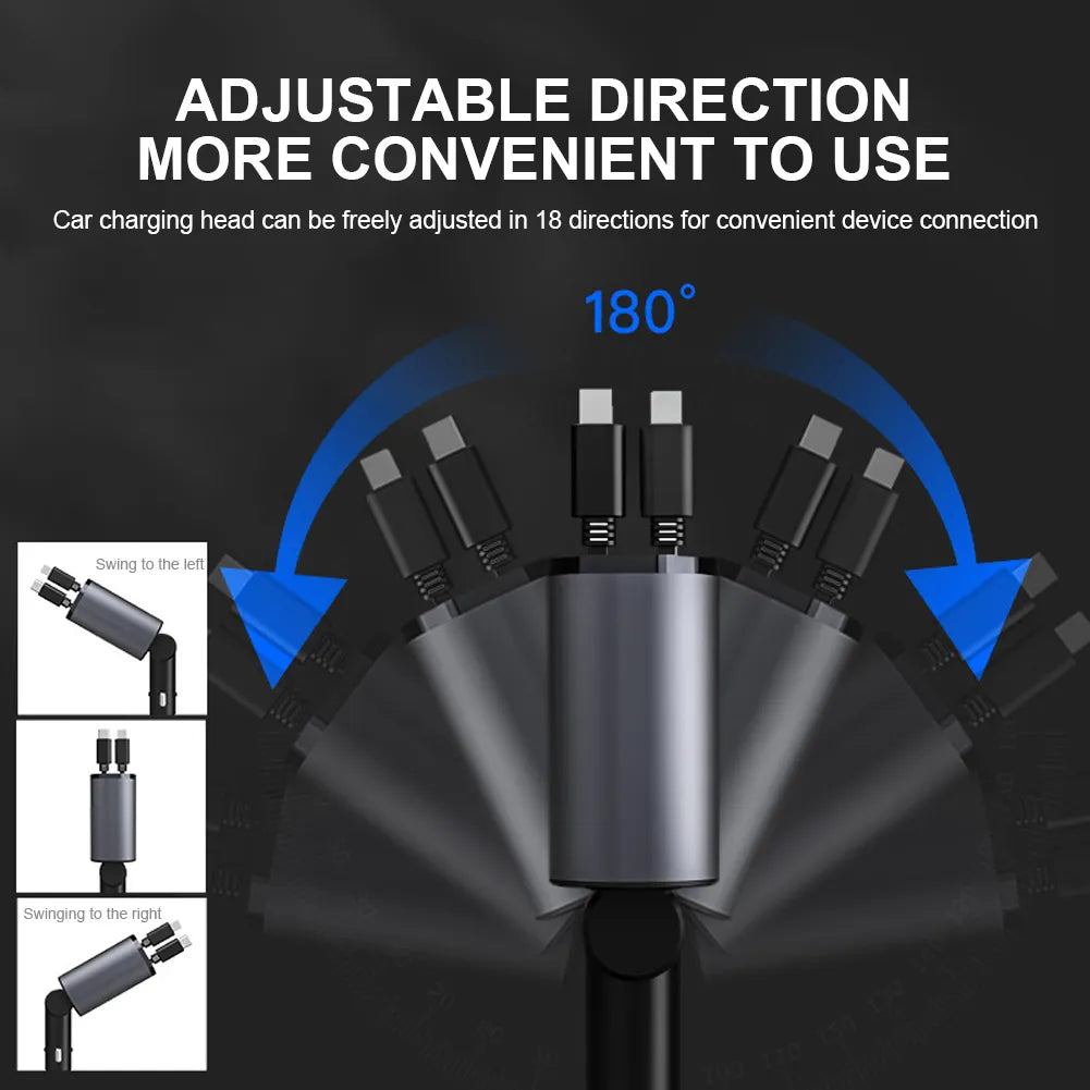 Luxinsly™ Retractable Car Charger Luxinsly™ Retractable Car Charger